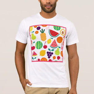 Färgfläckig neon Fruit Fiesta T Shirt