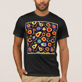 Färgfläckig nylonfrukt Delight Art T Shirt