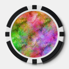 Färgfläckig Opal Glassy Struktur Poker Marker