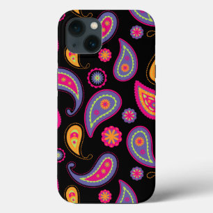 Färgfläckig Paisley, sömlös Mönster