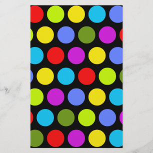 Färgfläckig Polka dots