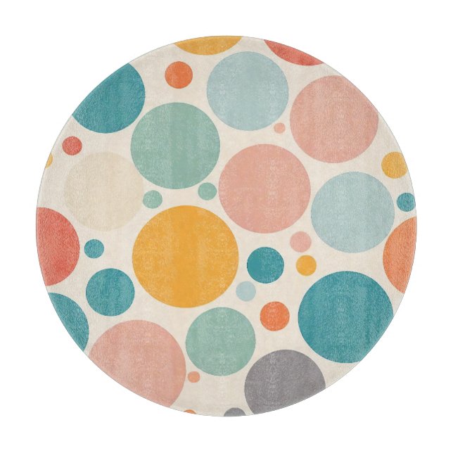 Färgfläckig Polka dots (Framsidan)