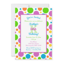 Färgfläckig Polka dots | FÖDELSEDAGSFEST