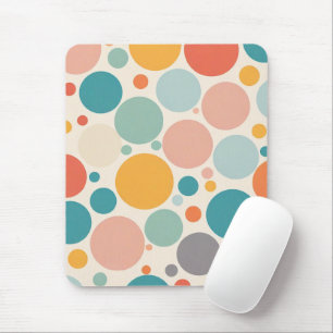 Färgfläckig Polka dots Musmatta