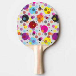 Färgfläckig Polka dots Pingisracket