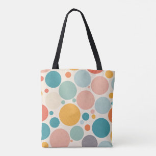 Färgfläckig Polka dots Tygkasse