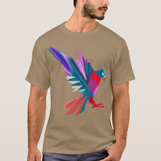 Färgfläckig polygon Pigeon Whisperer Bird Animal G T Shirt