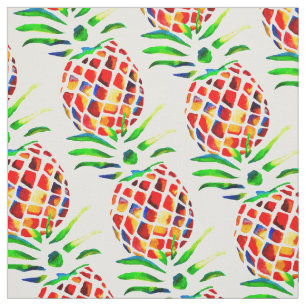 Färgfläckig popkonst av ananas tyg