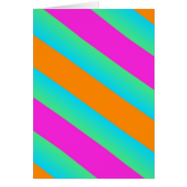 Färgfläckig Rand Hälsningskort (Framsidan)