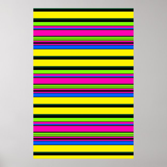 Färgfläckig rand i kute gult poster (Framsidan)