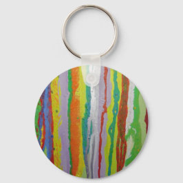 Färgfläckig Rand Nyckelring