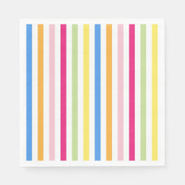 Färgfläckig Rand Pappersservett