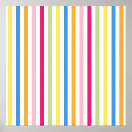 Färgfläckig Rand Poster