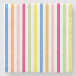 Färgfläckig Rand Stenunderlägg