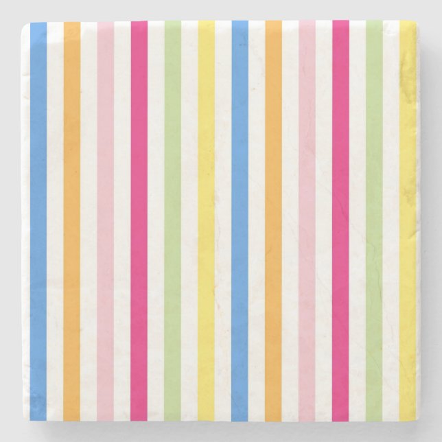 Färgfläckig Rand Stenunderlägg (Framsidan)