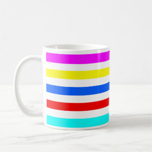 Färgfläckig regnbåge Candy Rand Kaffemugg