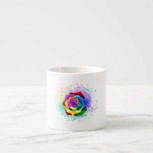 Färgfläckig regnbåge Ro Espressomugg