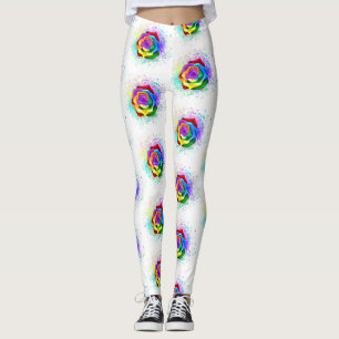 Färgfläckig regnbåge Ro Leggings