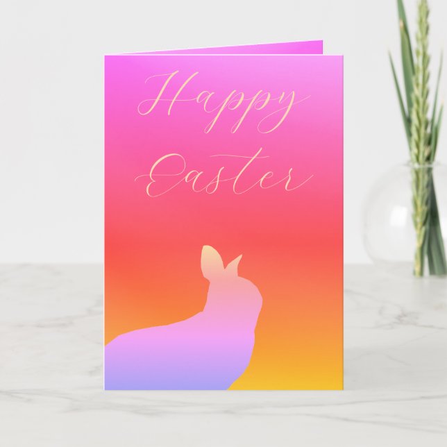 Färgfläckig regnbåge Stil Kort (Framsida)