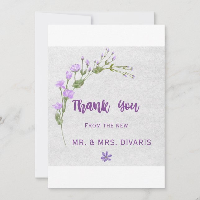 Färgfläckig Ro Tack Kort (Framsida)