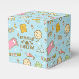 Färgfläckig Roligt Ramadan Kareem Goodie Gift Box Presentaskar