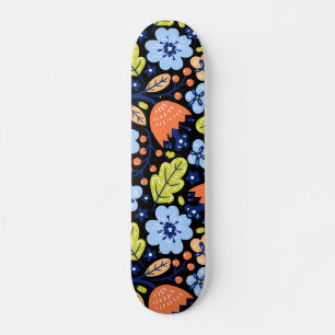 Färgfläckig skuggning i mönster mini skateboard bräda 18,5 cm