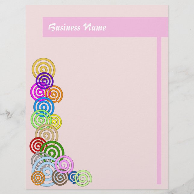 Färgfläckig Spiral (Framsida)