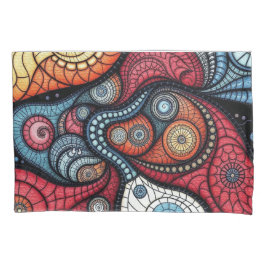 Färgfläckig Spiral Art