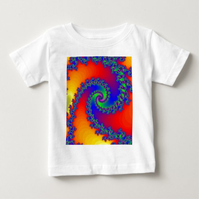 Färgfläckig Spiral: Tröja (Framsida)