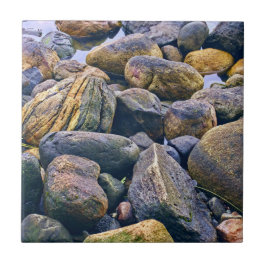 Färgfläckig sten kakelplatta