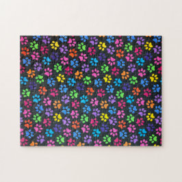 Färgfläckig Tass Pussel