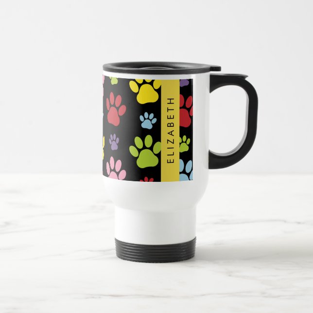 Färgfläckig Tassar, Tass Mönster, Hund, Tassar, di Resemugg (Höger)