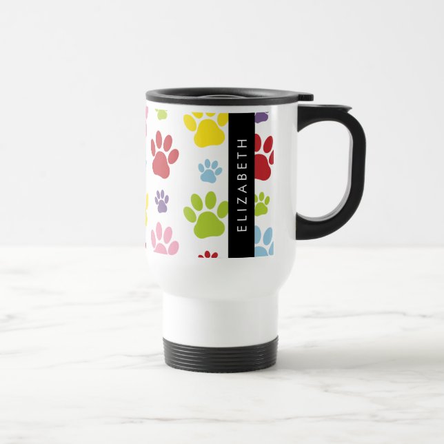 Färgfläckig Tassar, Tass Mönster, Hund, Tassar, di Resemugg (Höger)