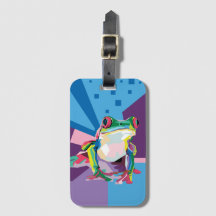 Färgfläckig Träd Frog Porträtt