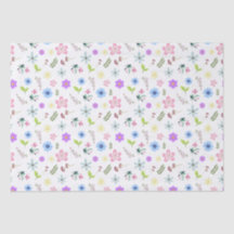 Färgfläckig vår blommor