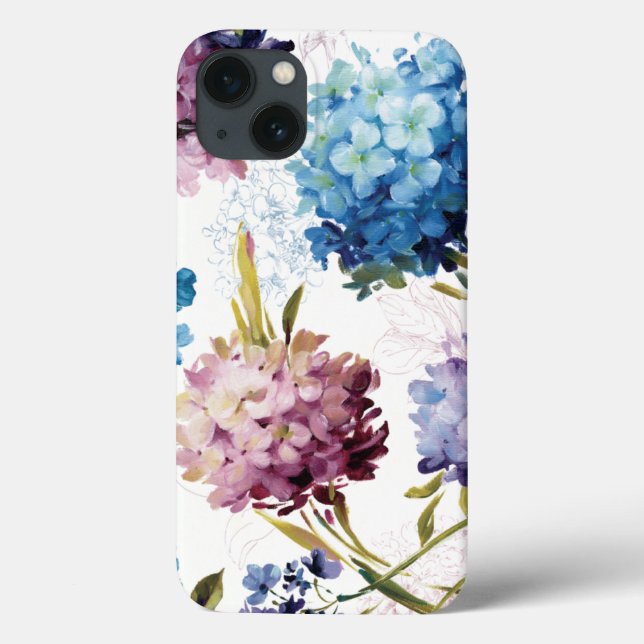Färgfläckig Vår blommor (Baksida)