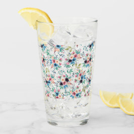Färgfläckig vår blommor mönster glaskopp