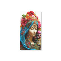 Färgfläckig vinfeminin-teckning