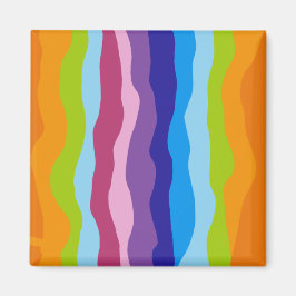 Färgfläckig vinkar magnet