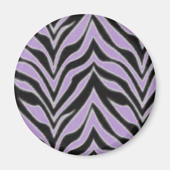 Färgfläckig zebra ränder magnet (Framsidan)