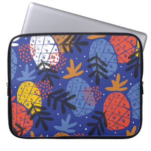 Färgfläckiga minimalistiska ananas och leav av abs laptop fodral