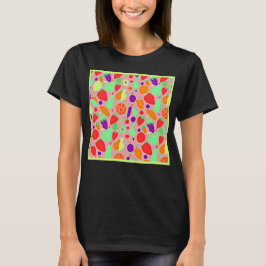 Färgfläckigt fruktbart spektrum Mönster T Shirt