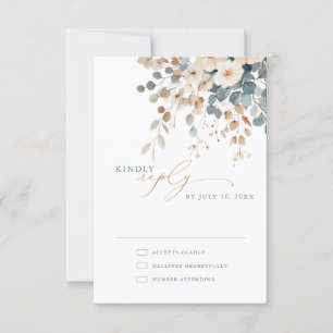 Färgfläckigt Vår Wildblomsggarden Wedding OSA Kort