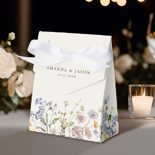 Färgfläckigt Vår Wildblomsggarden Wedding Presentaskar
