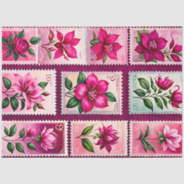 Färgfläckpapper i Frimärke på antika konsthantverk