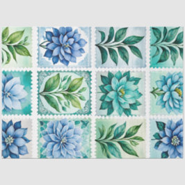 Färgfläckpapper i Frimärke på antika konsthantverk