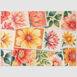 Färgfläckpapper i Frimärke på antika konsthantverk