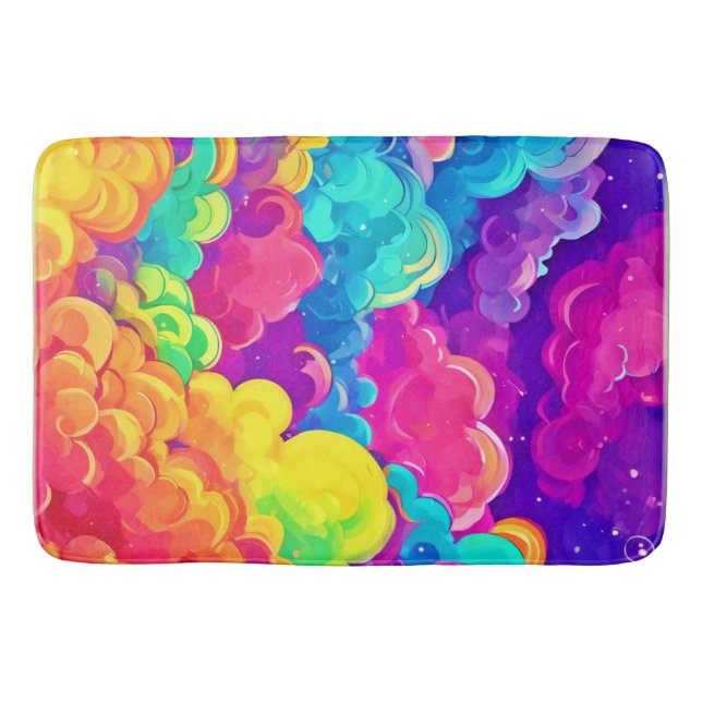 Färgfläcksbild Badrumsmatta (Framsidan)