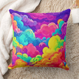 Färgfläcksbild Kudde