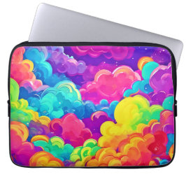 Färgfläcksbild Laptop Fodral